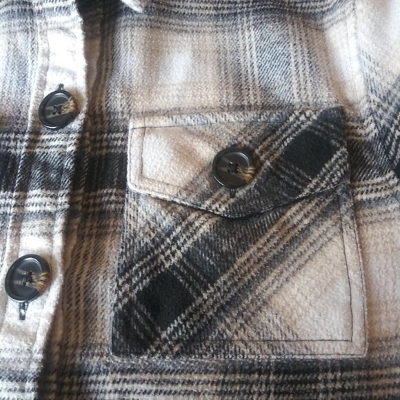 BB Dakota by Steve Madden women's size S plaid jacket - Picture 7 of 15